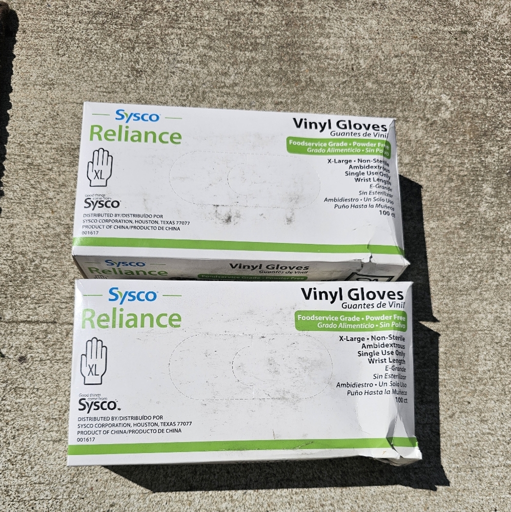 Gloves X 2 Boxes XL